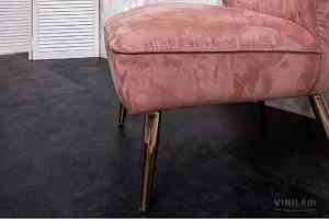 Кварцвиниловые полы Vinilam Ceramo Stone 2,5 мм 61607 Сланцевый Чёрный фото  | FLOORDEALER